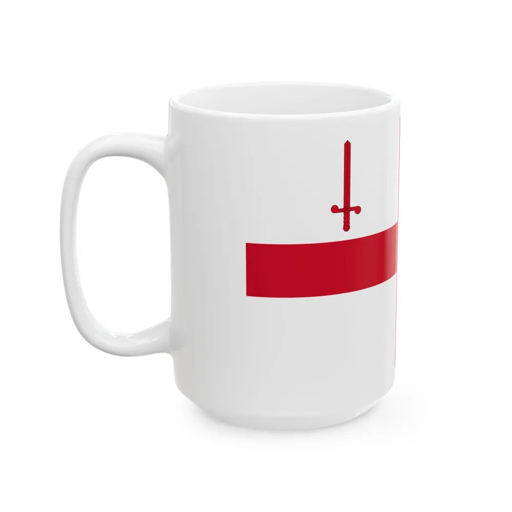 Flag of City of London UK - White Coffee Mug-Go Mug Yourself