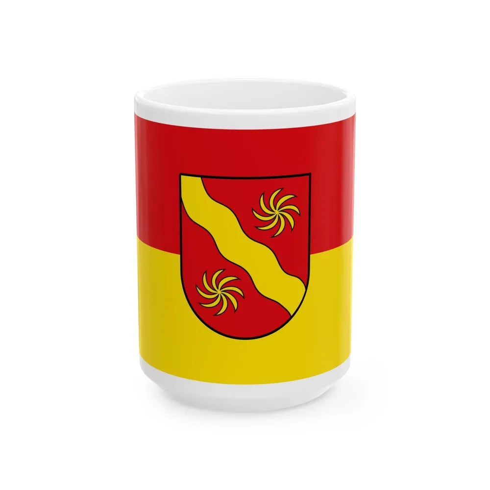 Flag of Warendorf Germany - White Coffee Mug-15oz-Go Mug Yourself