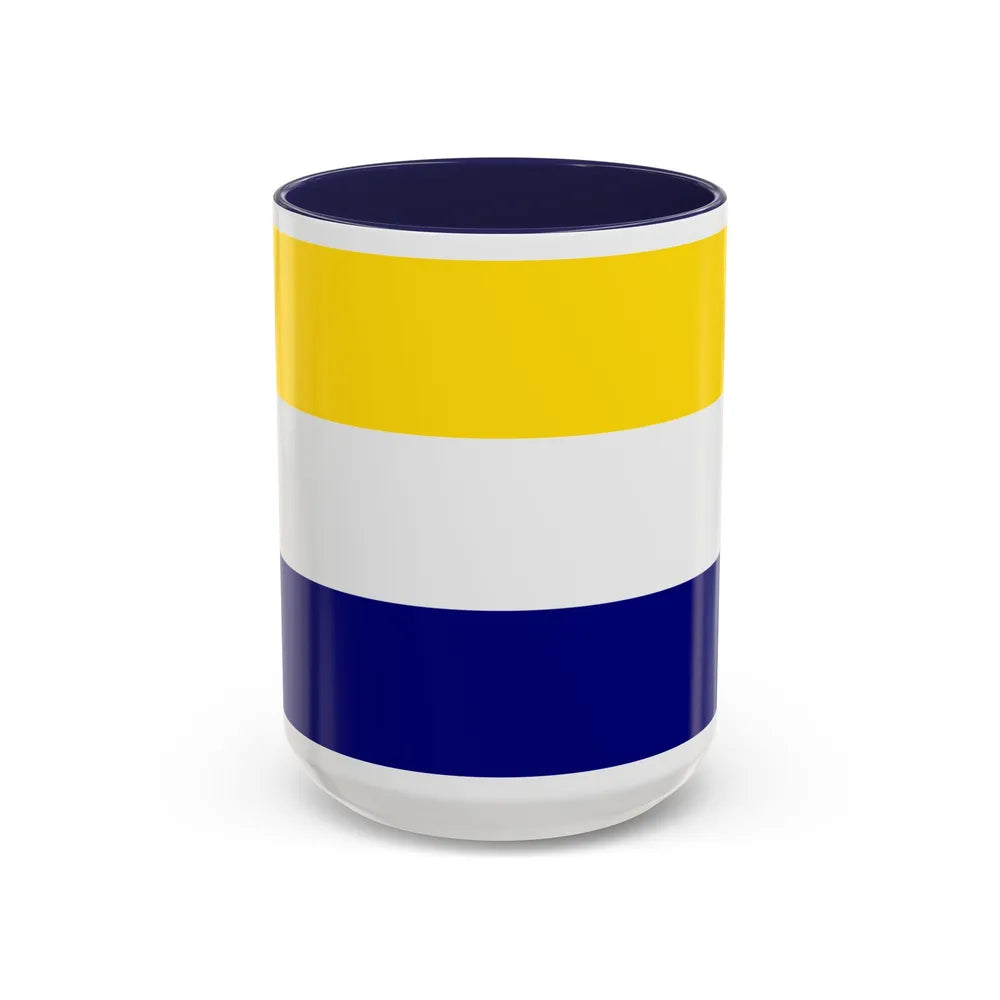 Flag of Daule Ecuador - Accent Coffee Mug-15oz-Navy-Go Mug Yourself