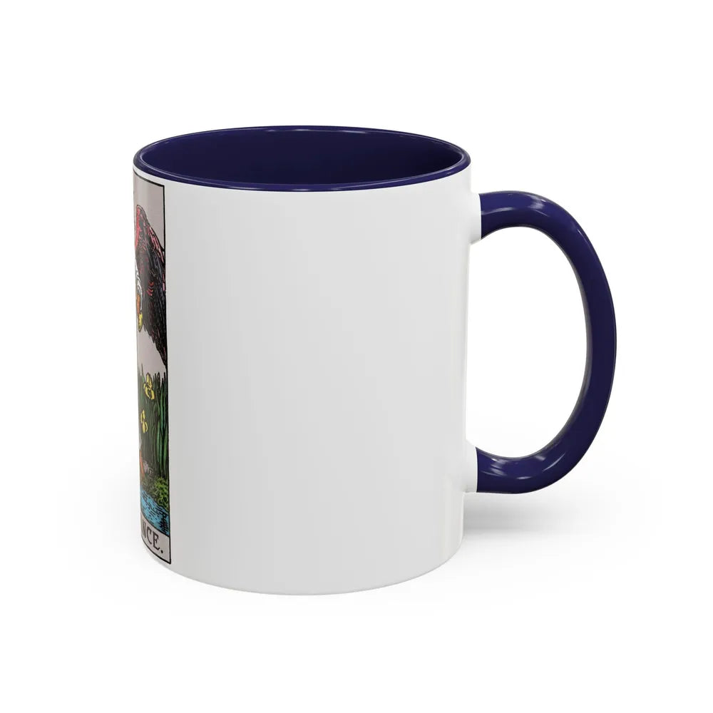 Temperance (Tarot Card) Accent Coffee Mug-Go Mug Yourself