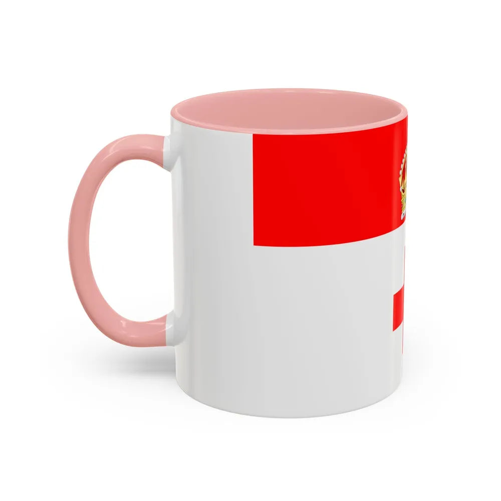 Flag of Birkirkara Malta - Accent Coffee Mug-Go Mug Yourself