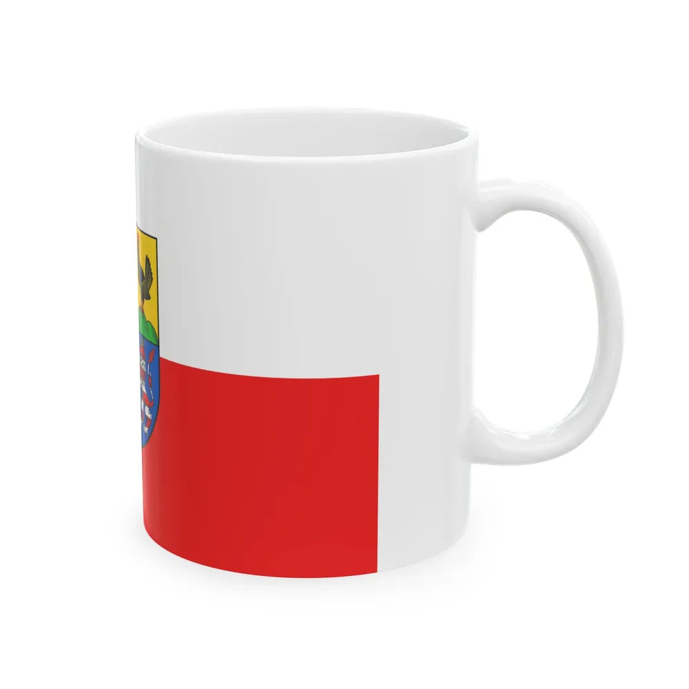 Flag of Wartburgkreis Germany - White Coffee Mug-Go Mug Yourself