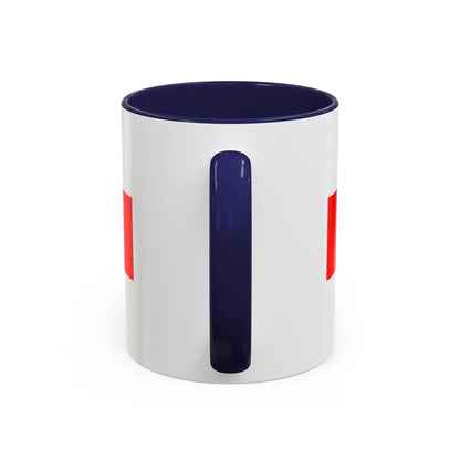 Flag of Dachau Germany - Accent Coffee Mug-Go Mug Yourself