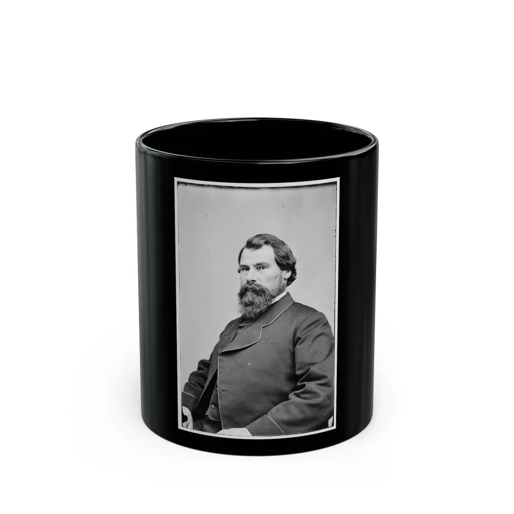 Portrait Of Postmaster-General John H. Regan, Officer Of The Confederate States Government (U.S. Civil War) Black Coffee Mug-11oz-Go Mug Yourself