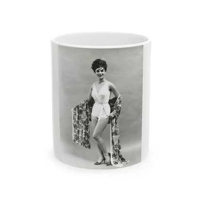 Gila Golan #25 (Vintage Female Icon) White Coffee Mug-11oz-Go Mug Yourself