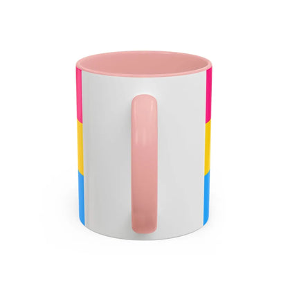 Pansexuality Pride Flag - Accent Coffee Mug-Go Mug Yourself