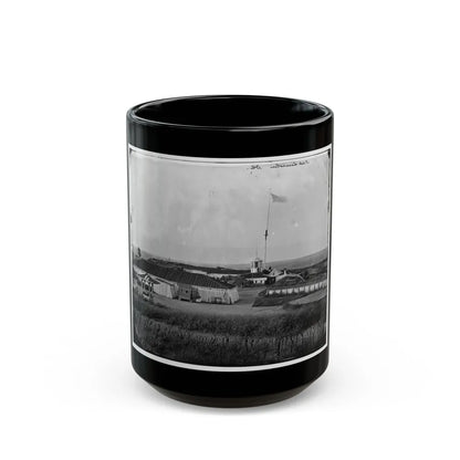 District Of Columbia. Interior View Of Fort Lincoln (U.S. Civil War) Black Coffee Mug-15oz-Go Mug Yourself