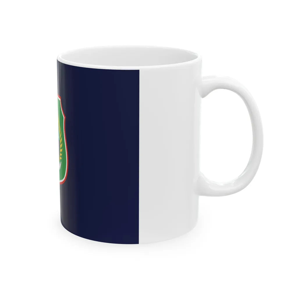 Flag of North Maluku Indonesia - White Coffee Mug-Go Mug Yourself