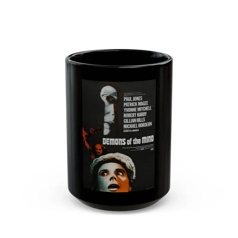 DEMONS OF THE MIND 1974 Movie Poster - Black Coffee Mug-15oz-Go Mug Yourself