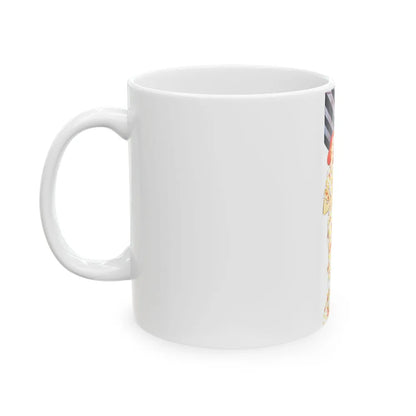 Fashion Illustration (1) - White Coffee Mug-Go Mug Yourself