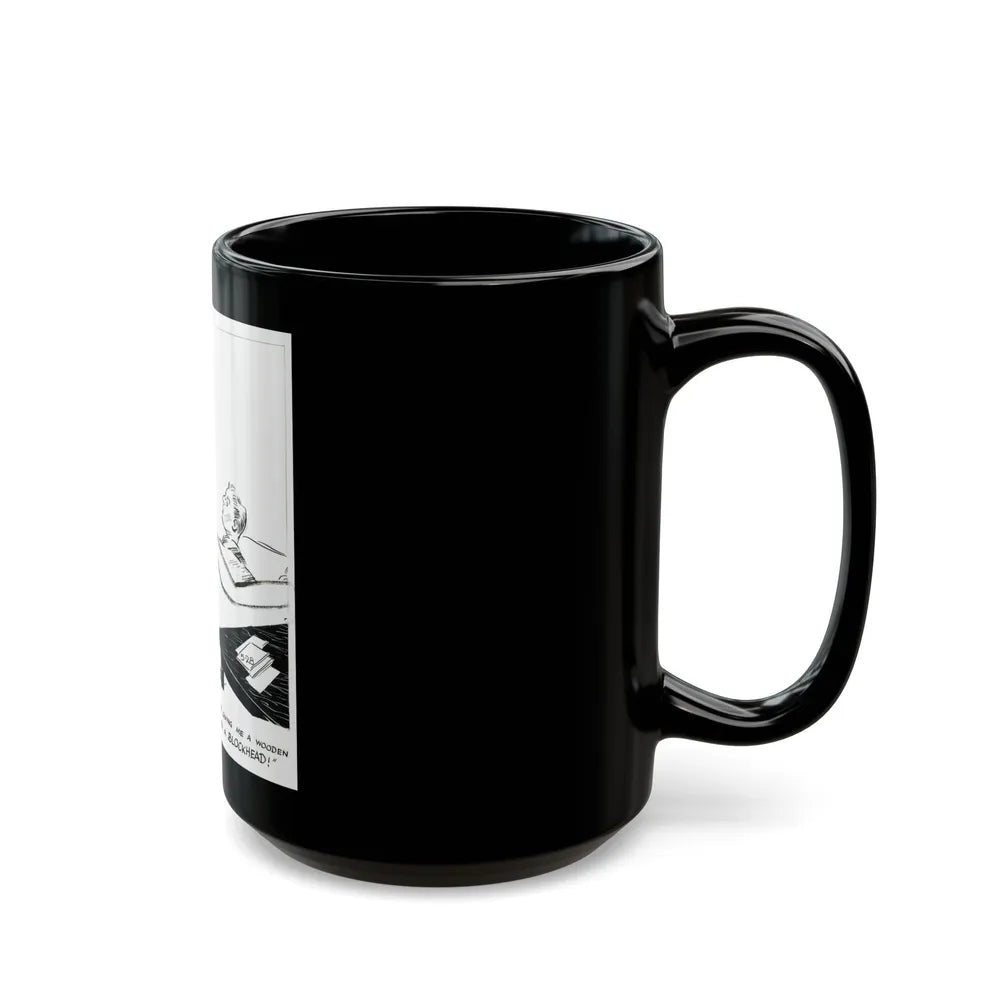 Cuties Daily Comic Strip, 1970 - Black Coffee Mug-Go Mug Yourself