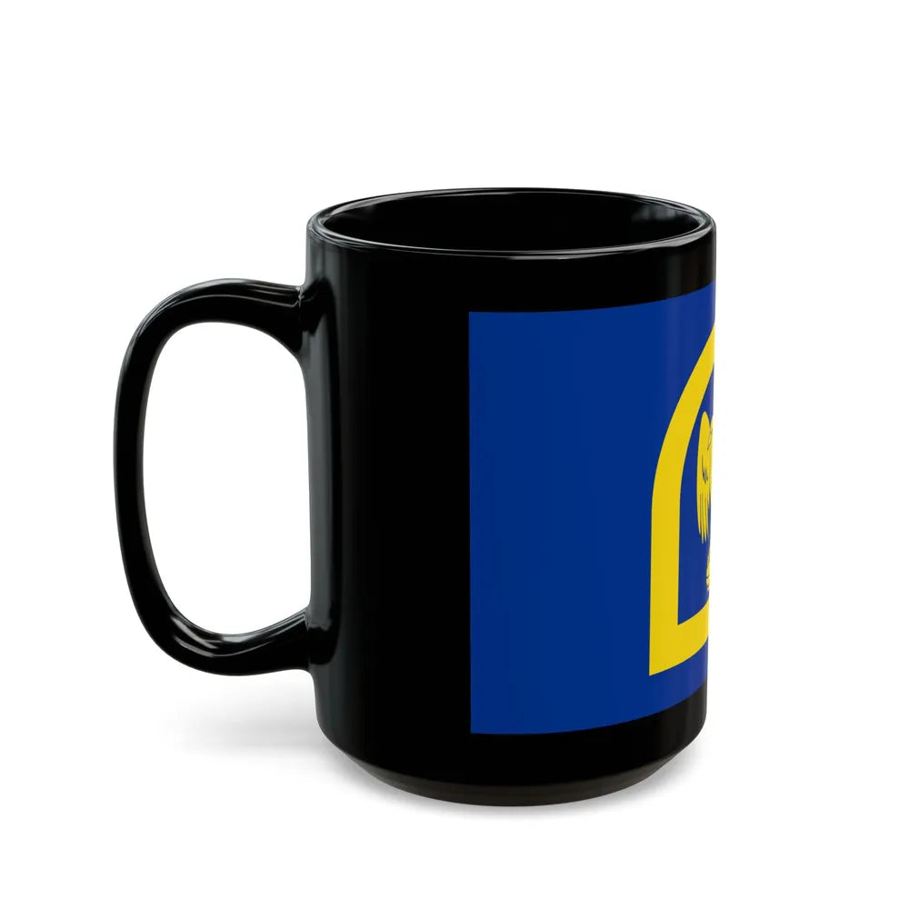 Flag of Wing UK - Black Coffee Mug-Go Mug Yourself