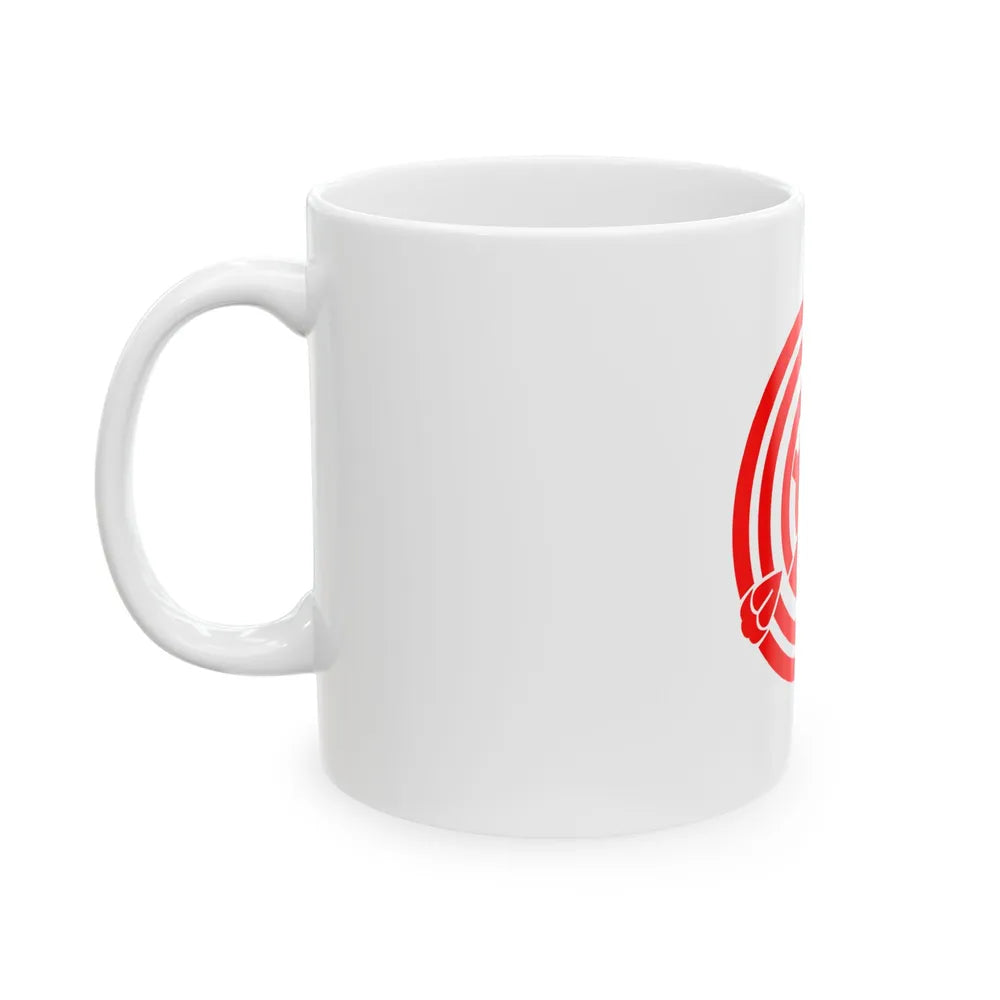 Flag of Okazaki Aichi Japan - White Coffee Mug-Go Mug Yourself