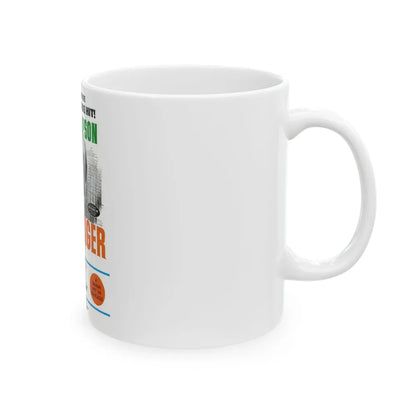 Sue Thompson 1964 (Music Poster) White Coffee Mug-Go Mug Yourself