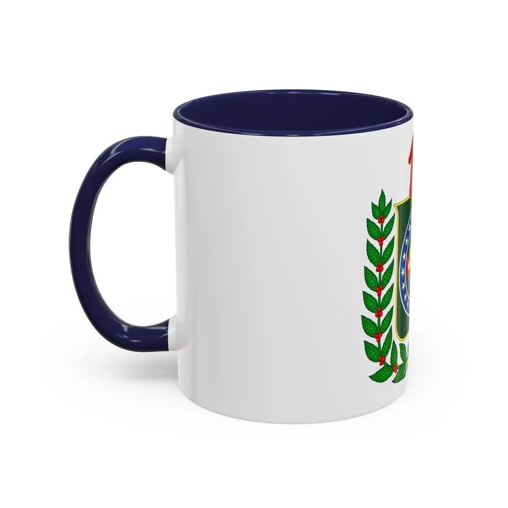 Republican Convention Brazil Emblem - Accent Coffee Mug-Go Mug Yourself