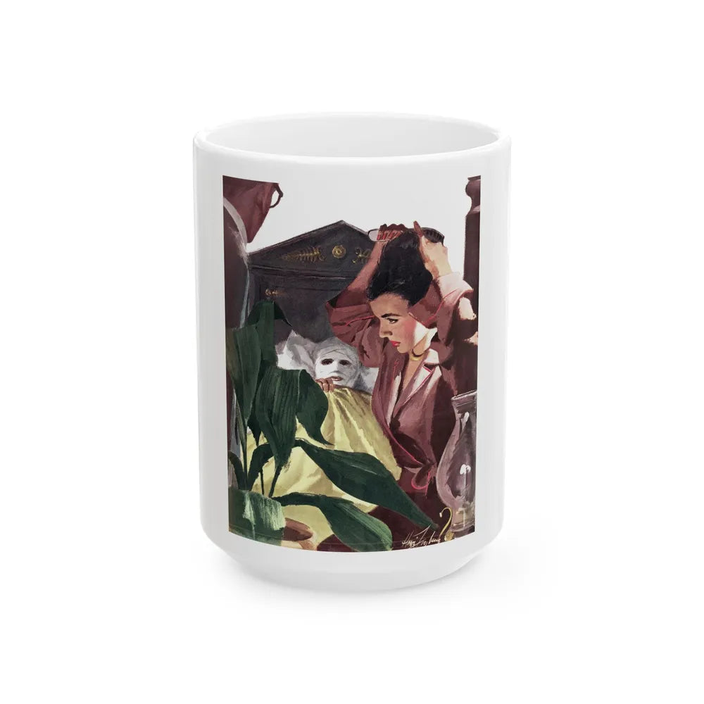 Collier's magazine illustration - White Coffee Mug-15oz-Go Mug Yourself