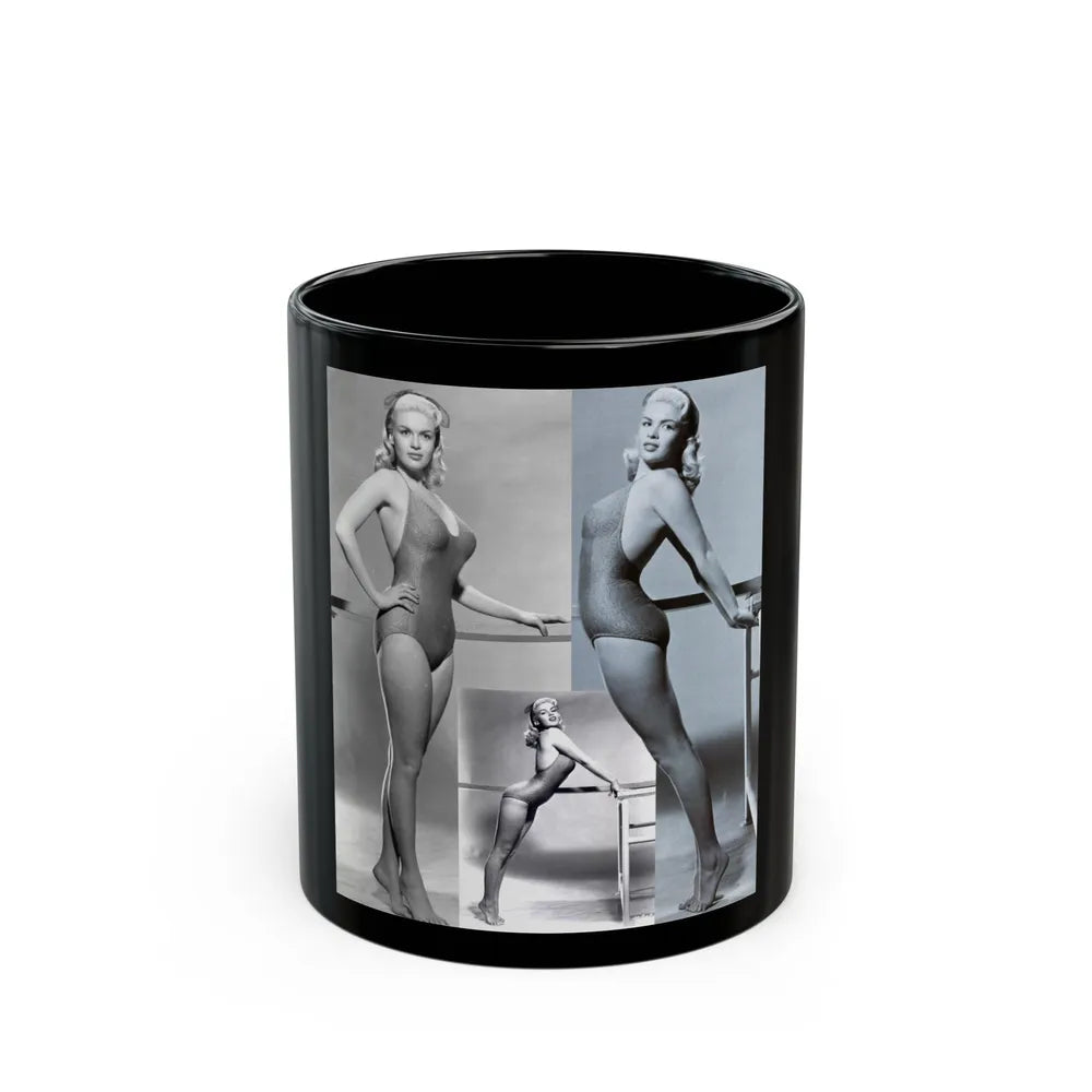 Jayne Mansfield #251 (Vintage Female Icon) Black Coffee Mug-11oz-Go Mug Yourself