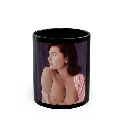 June Palmer #149 (Vintage Female Icon) Black Coffee Mug-11oz-Go Mug Yourself