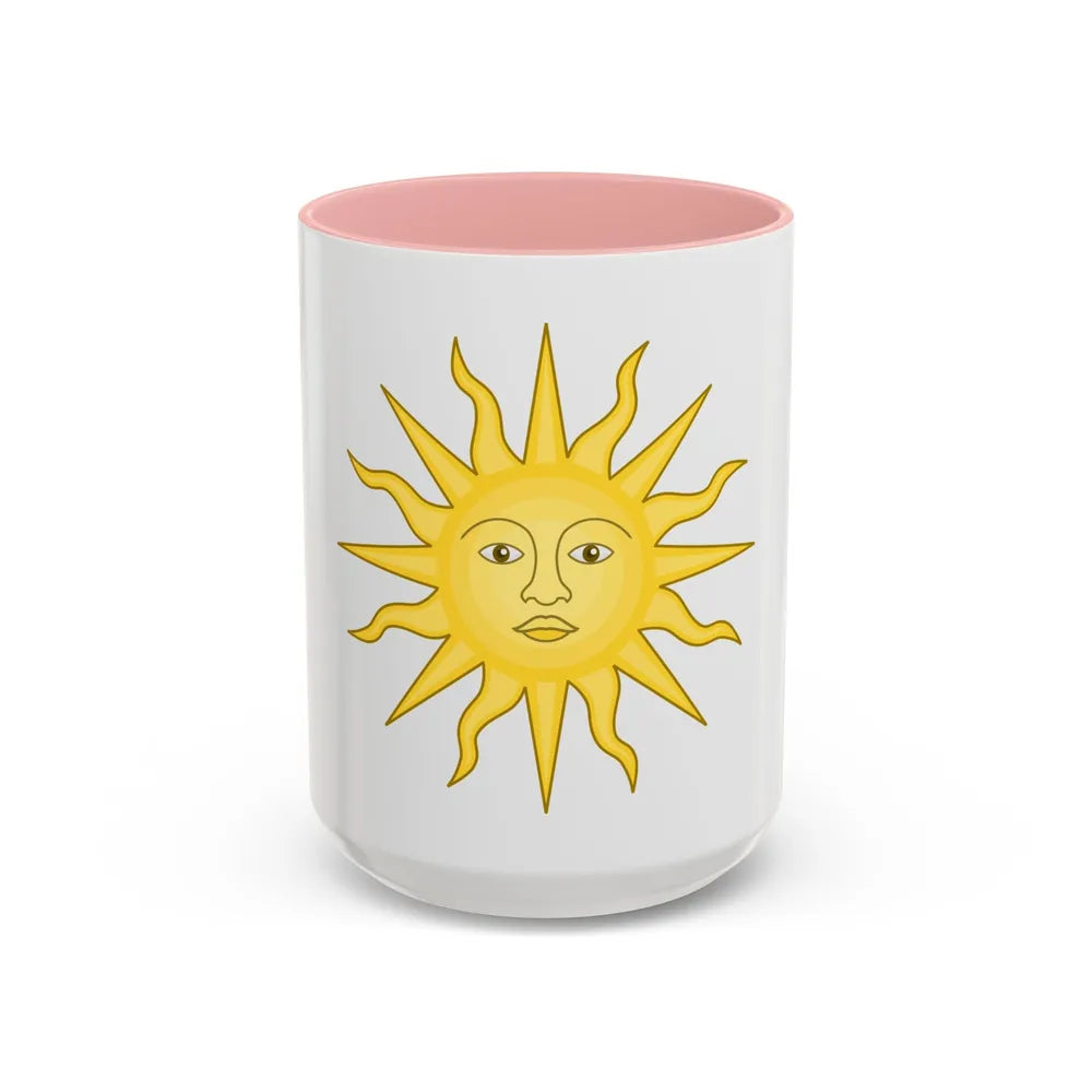 Sun of York - Accent Coffee Mug-15oz-Pink-Go Mug Yourself