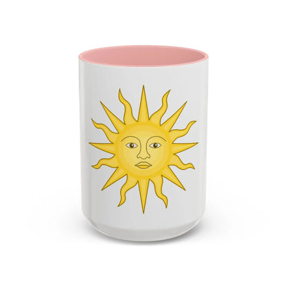 Sun of York - Accent Coffee Mug-15oz-Pink-Go Mug Yourself