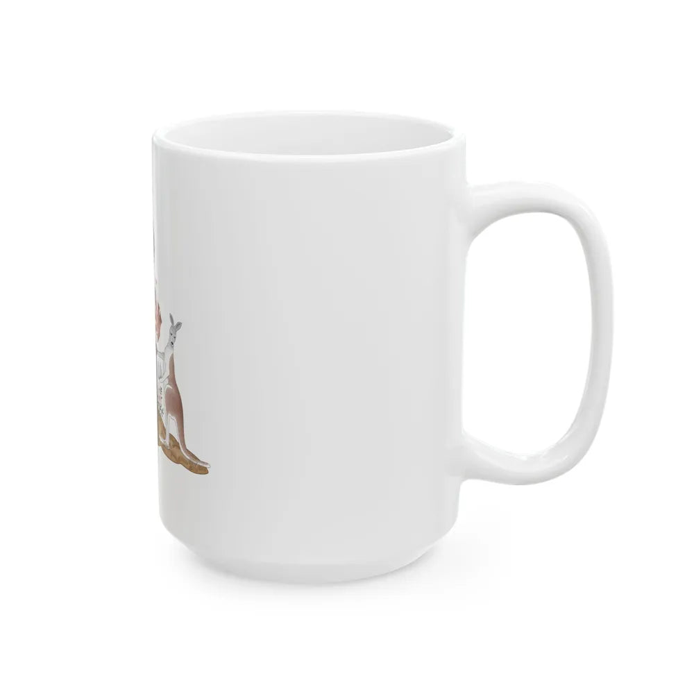 Coat of arms of the Northern Territory - White Coffee Mug-Go Mug Yourself