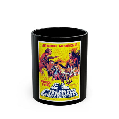 EL CONDOR (SPANISH) 1970 Movie Poster - Black Coffee Mug-11oz-Go Mug Yourself