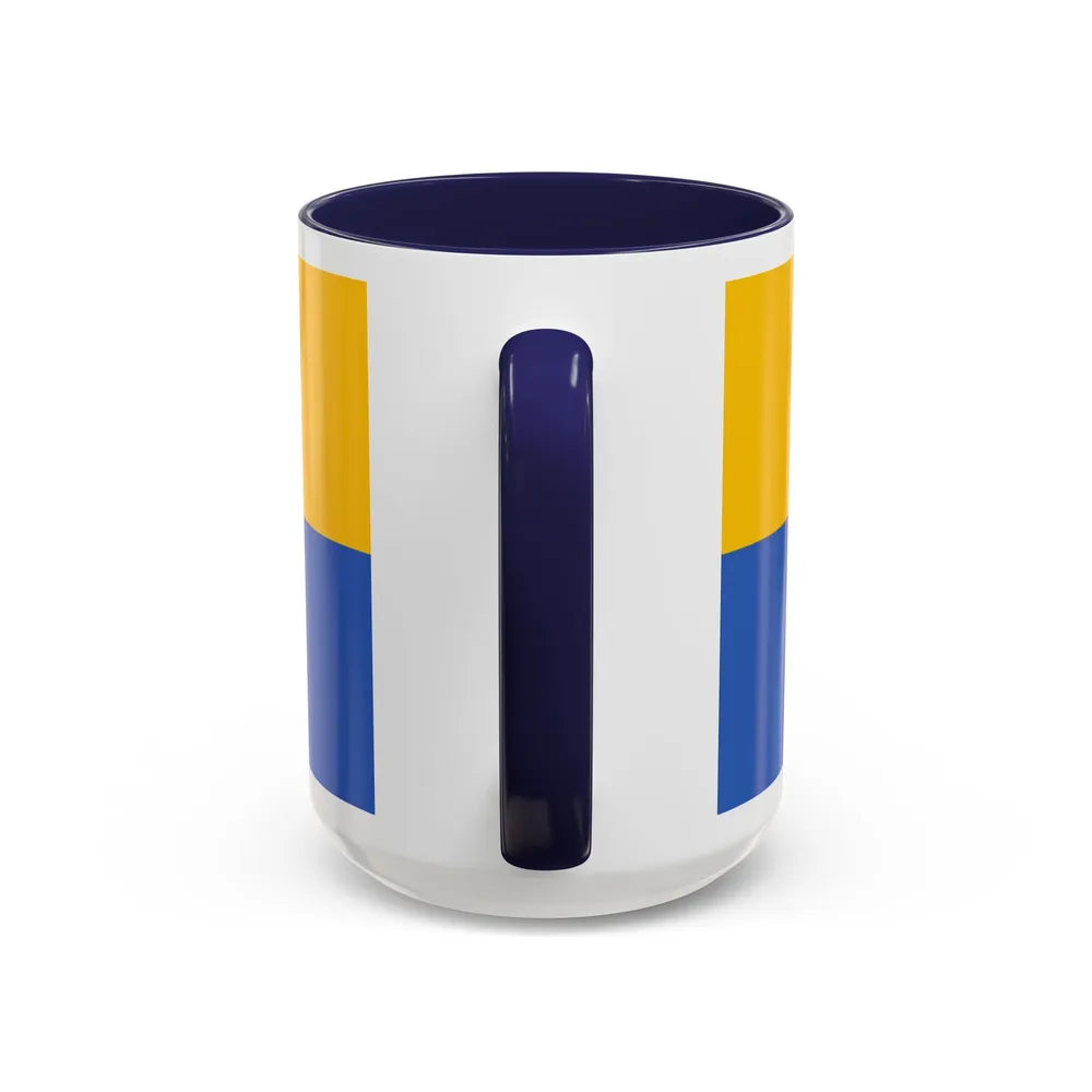 Flag of Katowice Poland - Accent Coffee Mug-Go Mug Yourself