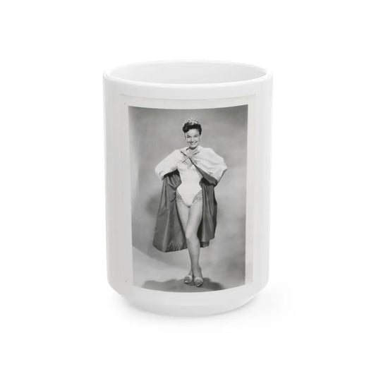 Kathryn Grant #62 (Vintage Female Icon) White Coffee Mug-15oz-Go Mug Yourself