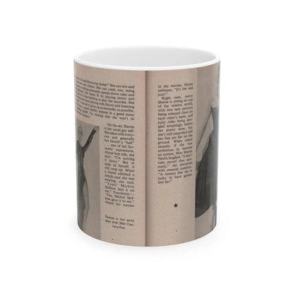 Sheree North #174 - Pages 54 & 55 from 66 PHOTOGRAPHS OF Sheree NORTH U.K. Pocket Mag. (Vintage Female Icon) White Coffee Mug-11oz-Go Mug Yourself