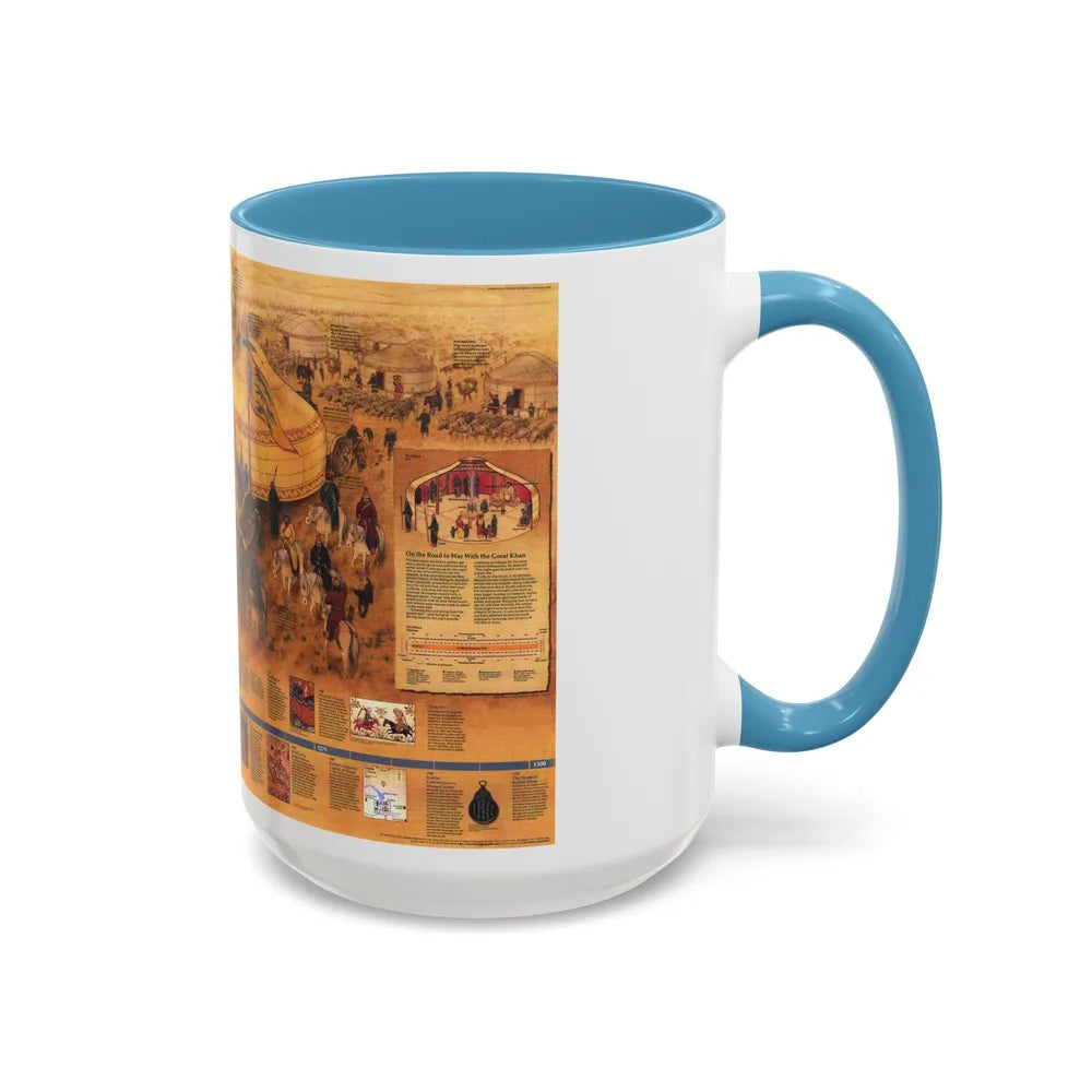 Mongols, The (1996) (Map) Accent Coffee Mug-Go Mug Yourself