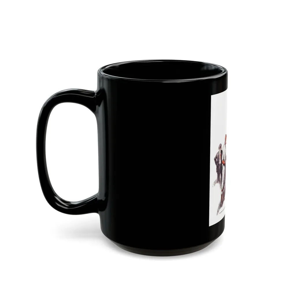 Garry Talks Turkey (1), American Boy, July 1926 - Black Coffee Mug-Go Mug Yourself