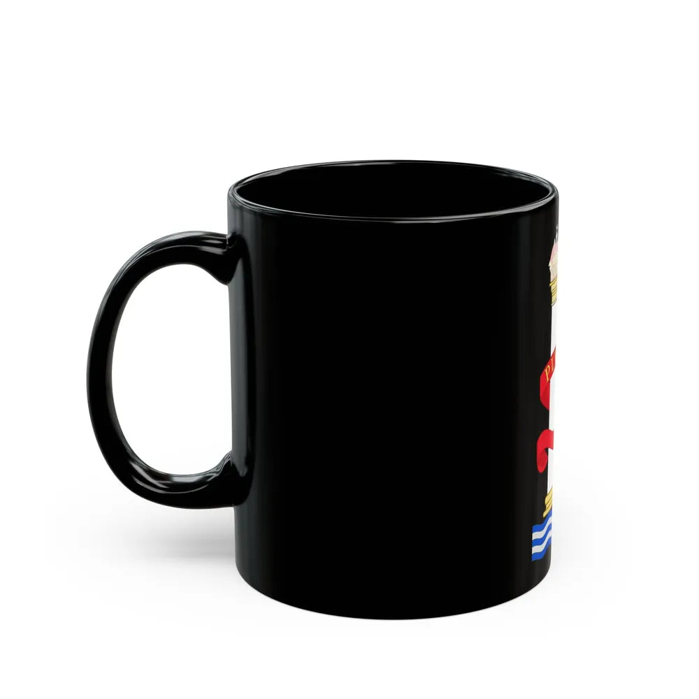 Pillars of Hercules - Black Coffee Mug-Go Mug Yourself