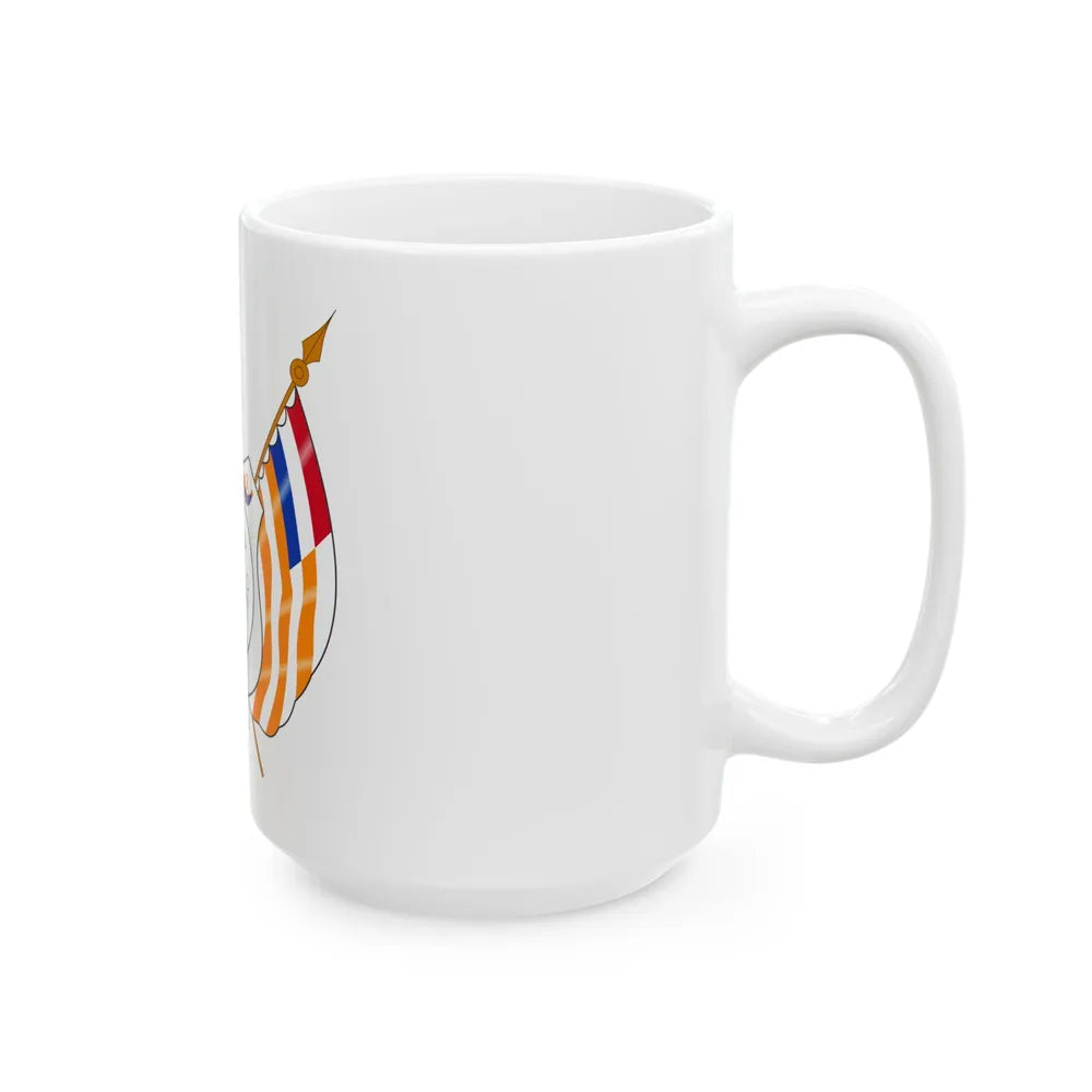 Coat of arms of the Orange Free State - White Coffee Mug-Go Mug Yourself