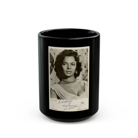 Dorothy Dandridge #52 (Vintage Female Icon) Black Coffee Mug-15oz-Go Mug Yourself