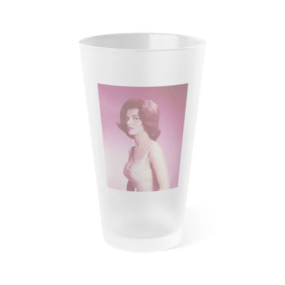 Nancy Kovack #431 (Vintage Female Icon) Frosted Pint 16oz-16oz-Frosted-Go Mug Yourself