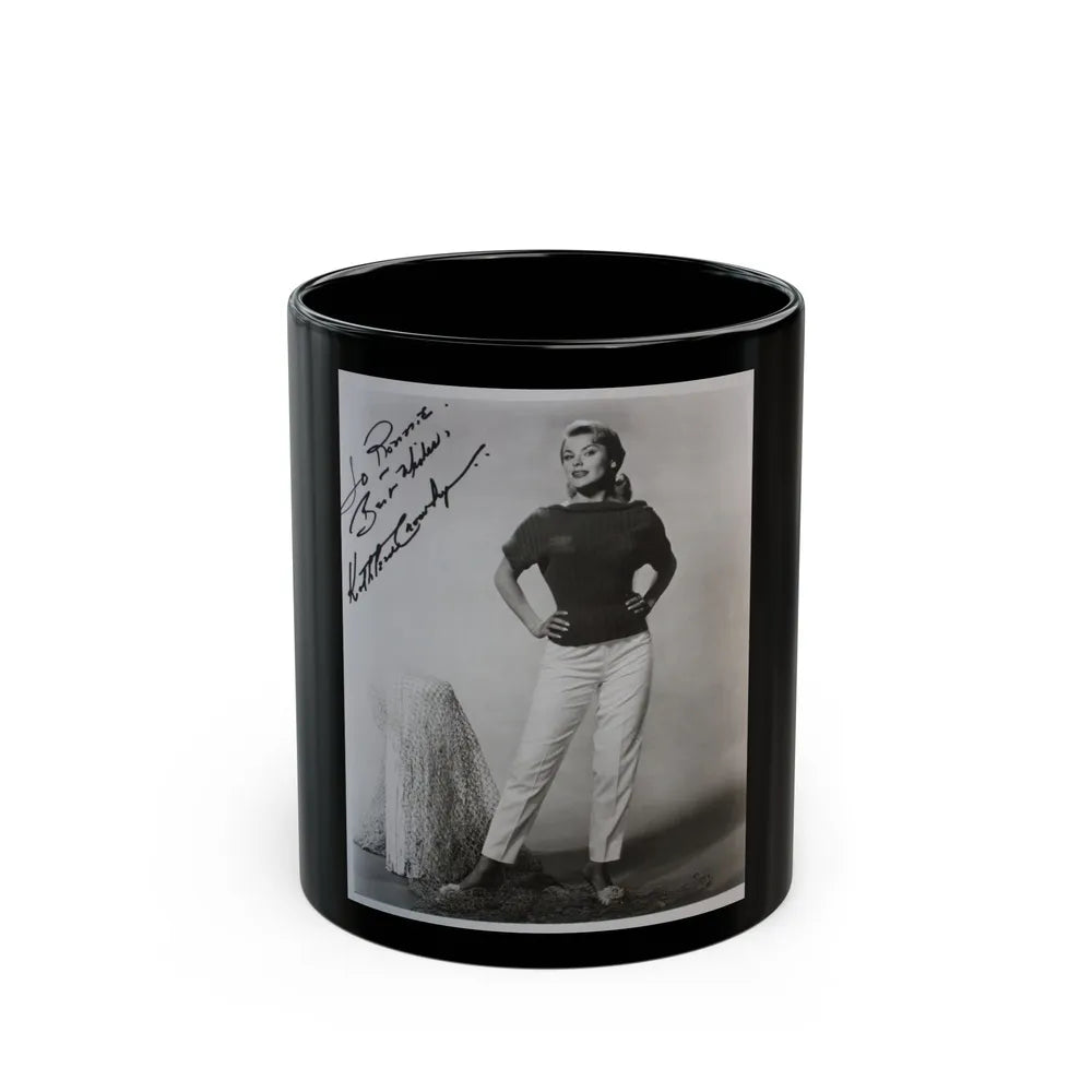 Kathleen Crowley #11 (Vintage Female Icon) Black Coffee Mug-11oz-Go Mug Yourself