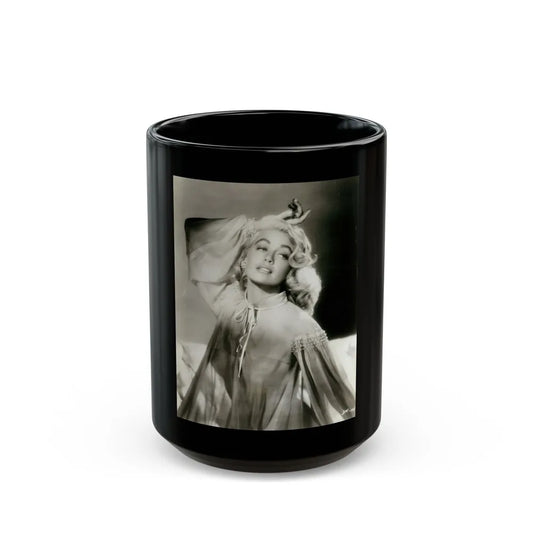 Dorothy Malone #165 (Vintage Female Icon) Black Coffee Mug-15oz-Go Mug Yourself