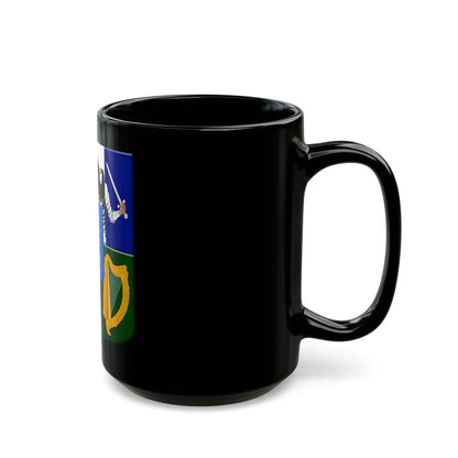 Provincial arms of Ireland, 1651 - Black Coffee Mug-Go Mug Yourself