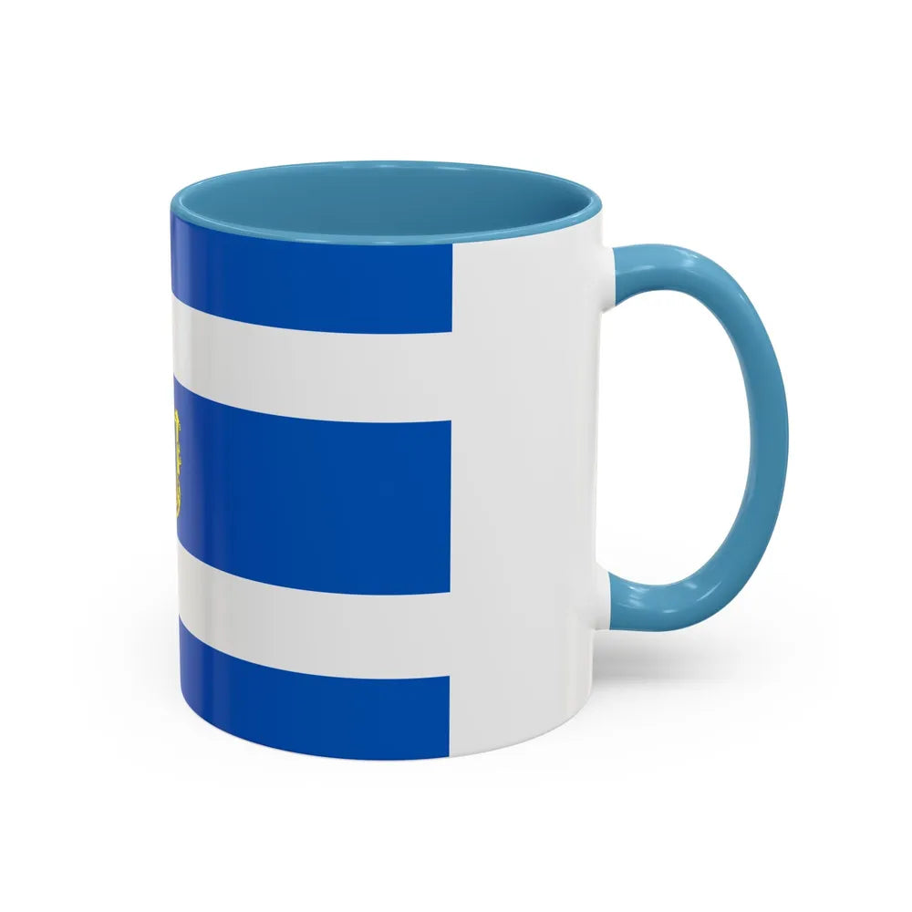 Flag of Kherson Ukraine - Accent Coffee Mug-Go Mug Yourself