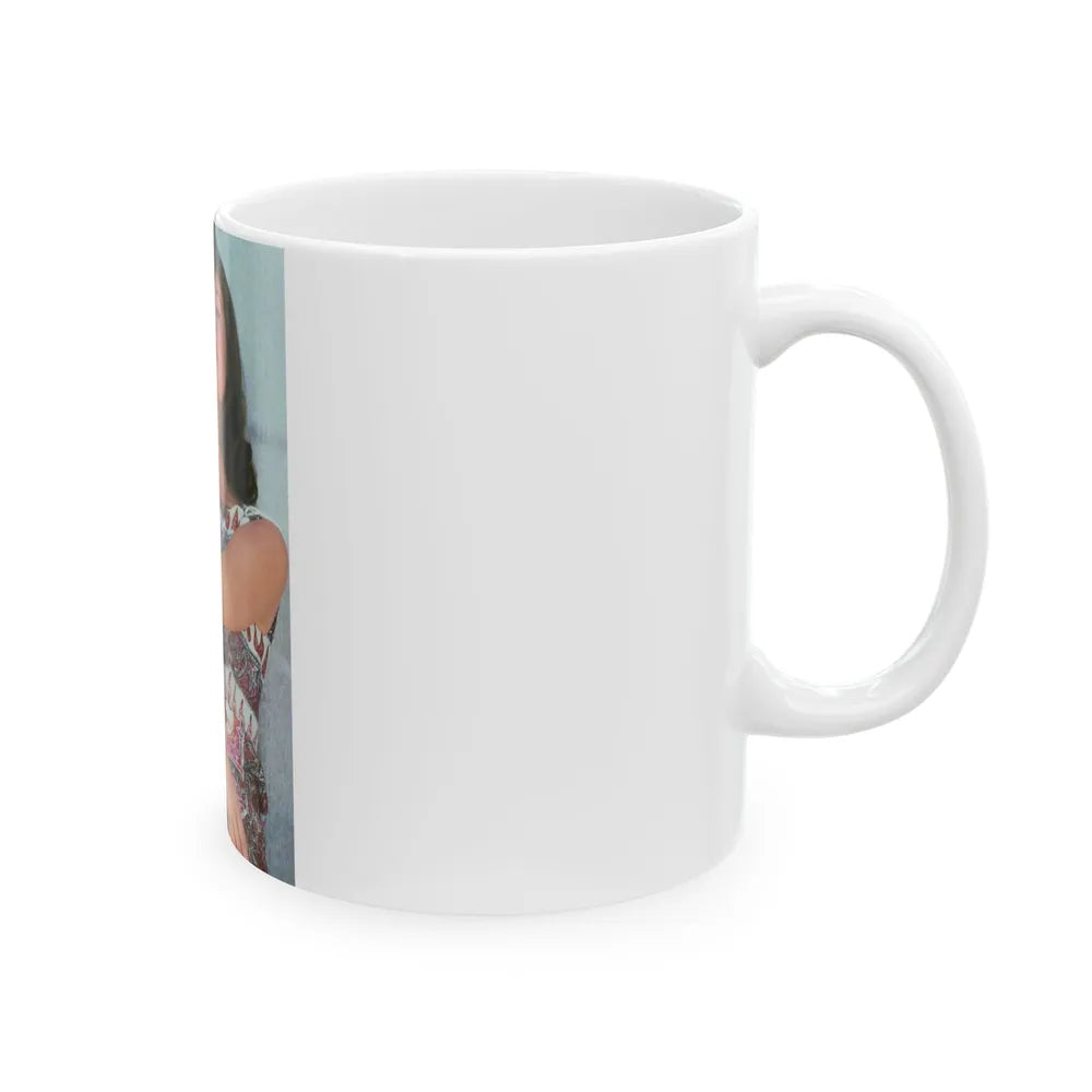 Elizabeth Montgomery #84 (Vintage Female Icon) White Coffee Mug-Go Mug Yourself