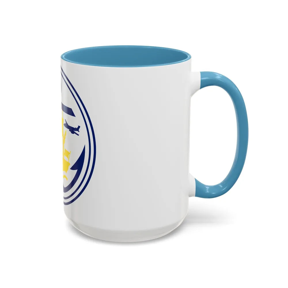 Seal of Anchorage Alaska - Accent Coffee Mug-Go Mug Yourself