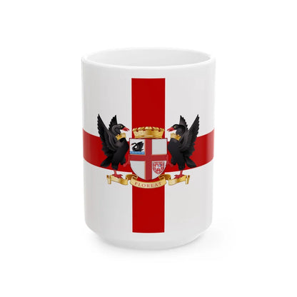 Flag of the City of Perth Australia - White Coffee Mug-15oz-Go Mug Yourself