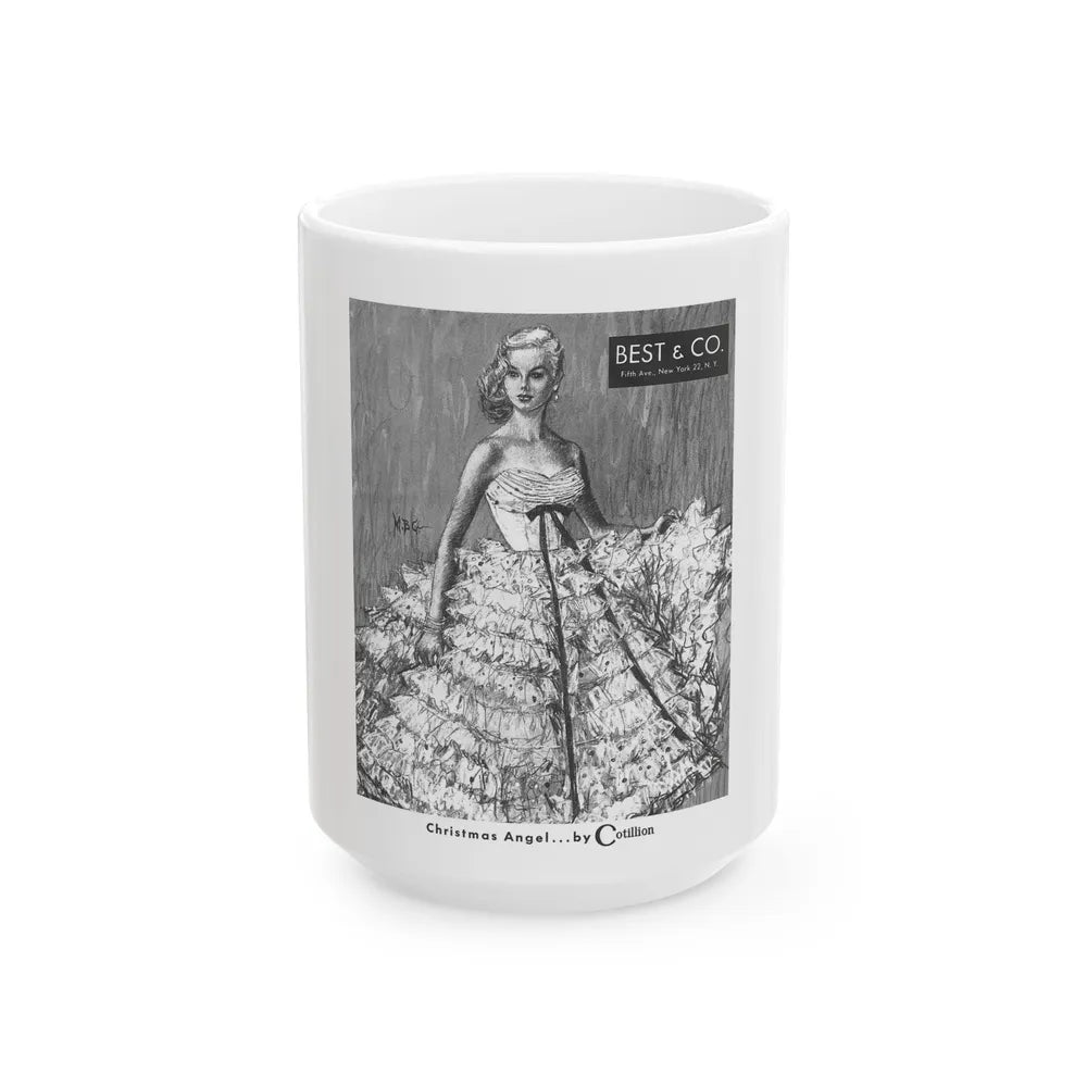 Cotillion advertisement, 1955 - White Coffee Mug-15oz-Go Mug Yourself