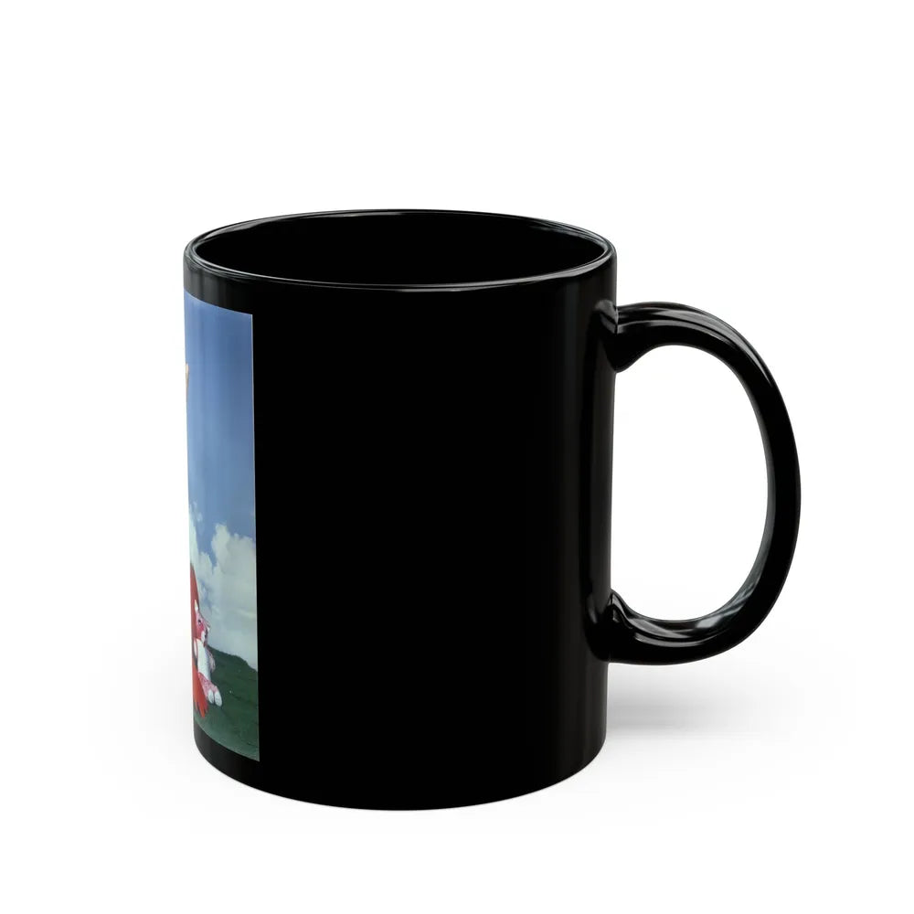 Gila Golan #41 (Vintage Female Icon) Black Coffee Mug-Go Mug Yourself