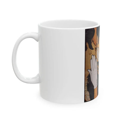 Crescendo Gloves, 1960 - White Coffee Mug-Go Mug Yourself