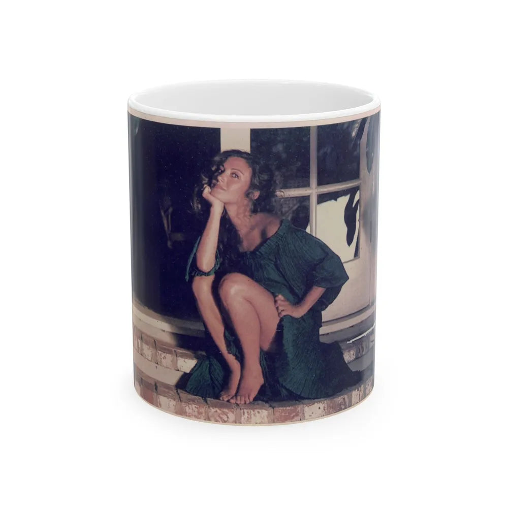 Jane Seymour #51 (Vintage Female Icon) White Coffee Mug-11oz-Go Mug Yourself