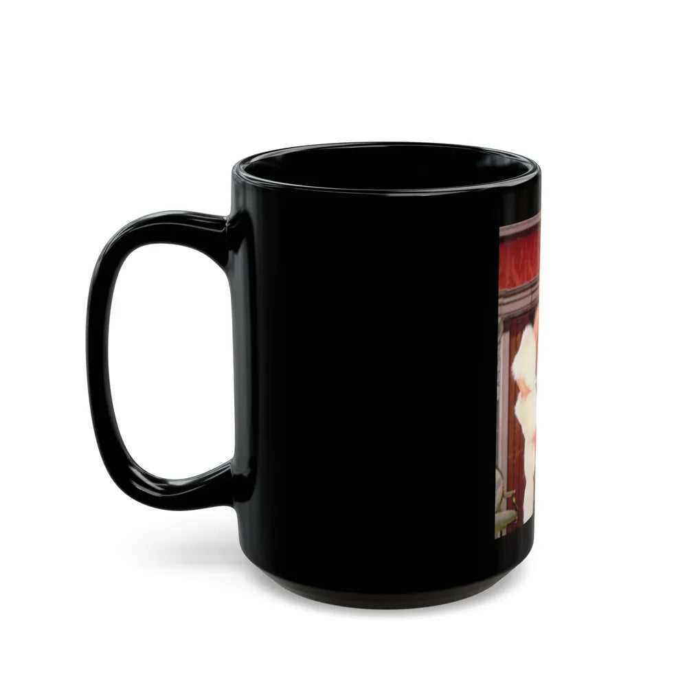 Kim Novak #317 (Vintage Female Icon) Black Coffee Mug-Go Mug Yourself