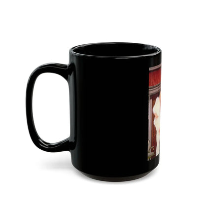 Kim Novak #317 (Vintage Female Icon) Black Coffee Mug-Go Mug Yourself