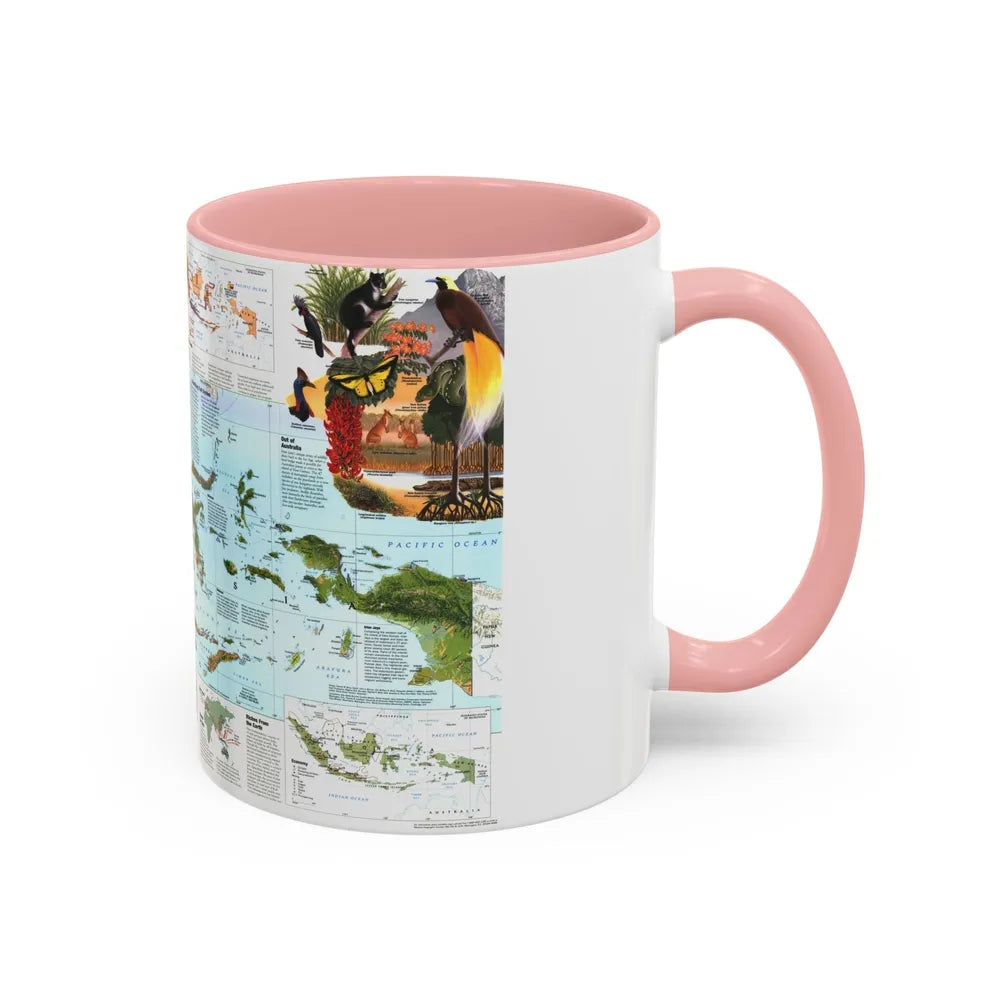 Indonesia 2 (1996) (Map) Accent Coffee Mug-Go Mug Yourself