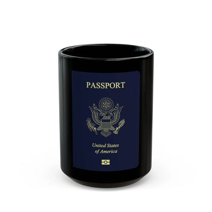 United States Passport - Black Coffee Mug-15oz-Go Mug Yourself